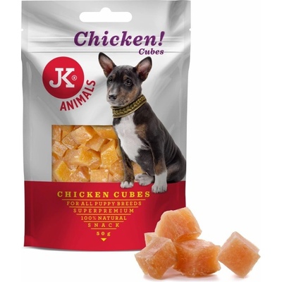 JK ANIMALS Meat Snack Puppy Chicken Cubes 50 g