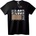 NOONEBRAND Тениска Los Angeles спортен - 2XL, Black