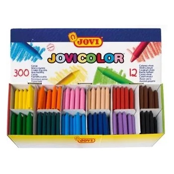 Image 1 of Jovi - Цветни восъчни пастели - 12 цвята - 300 броя (J989)