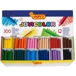 Jovi - Цветни восъчни пастели - 12 цвята - 300 броя (J989)