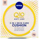 Nivea Q10 Plus Anti-Age hydratačný make-up v hubke vyplňujúci vrásky 02 Dark 15 g