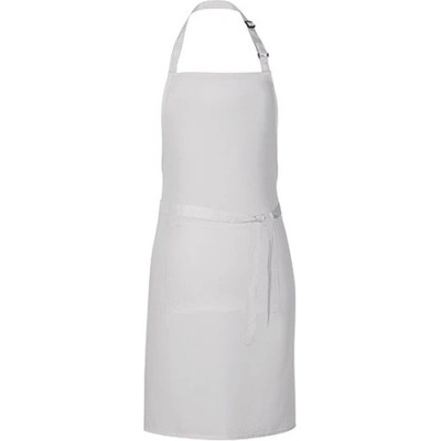 Link Kitchen Wear Unisex grilovací zástěra X987 White 85x72cm