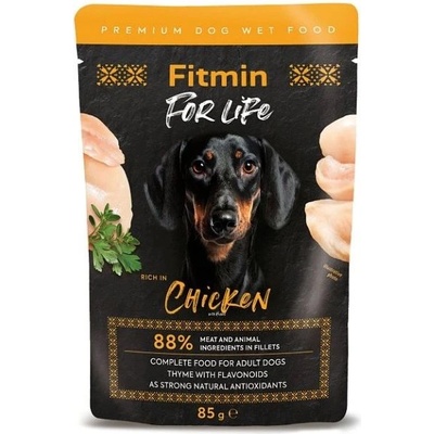 Fitmin For Life пауч пилешко с билки 85 г