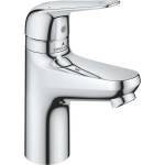GROHE Swift - Смесител за умивалник, с изпускателен клапан „Push-Open, защита срещу достъп на деца, хром 24319001 (24319001)