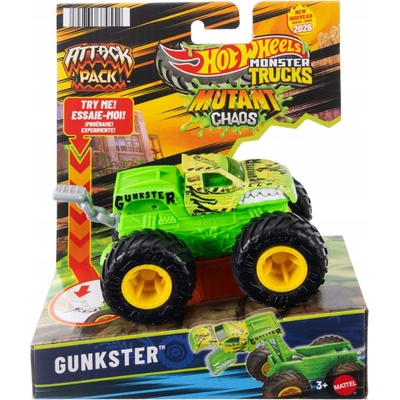 Mattel Hot Wheels Monster Trucks Attack Pack Gunkster