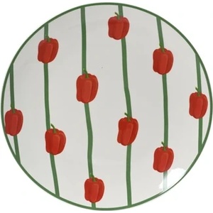 Kitchen goods ЧИНИЯ ПОРЦЕЛАН 874465 Ø20.2х2.3см БЯЛА С ЧУШКИ (874465)