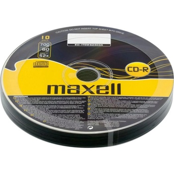 Image 1 of Maxell CD-R80 MAXELL, 700MB, 52x, 10 бр (ML-DC-CDR80-10)