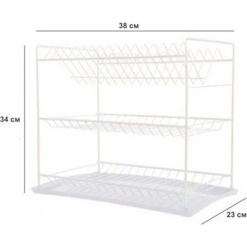 СУШИЛНИК ЗА ЧИНИИ 3 НИВА БЯЛО (П58)