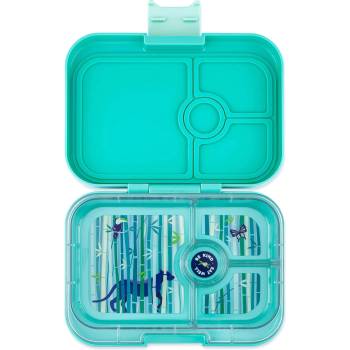 Yumbox Кутия Бенто PANINO 4 tropical aqua / panther, 750 мл, Yumbox (YBTAII202303N)