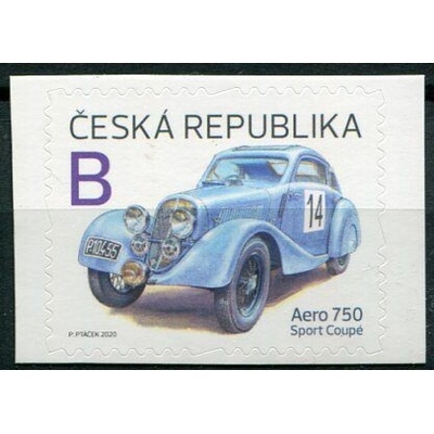 Česká pošta (2020) č. 1095 ** - Česká republika - Aero 750 Sport Coupé