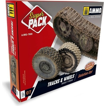 AMMO by MIG Jimenez Sada farieb MIG Tracks and Wheels Super Pack