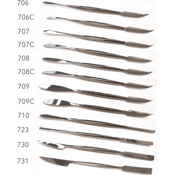 Reštaurátorské špachtle /ks Typ: 706