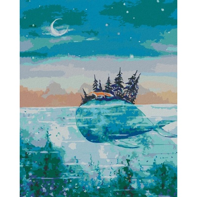 Zuty Malování podle čísel VELRYBA A LIŠKA CESTUJÍ SPOLU – Zboží Dáma