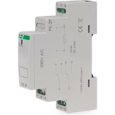 PK-2P/110 - Elektromagnetické pomocné relé, 110V, 8A, 2x NO/NC