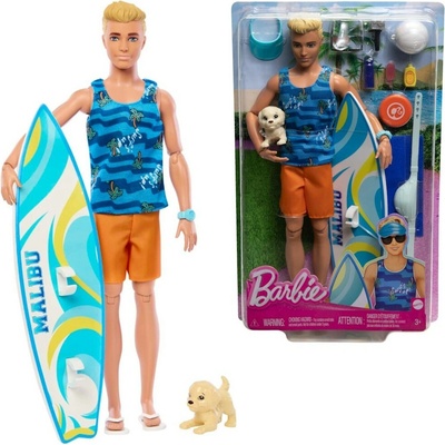 Barbie Ken surfař s doplňky