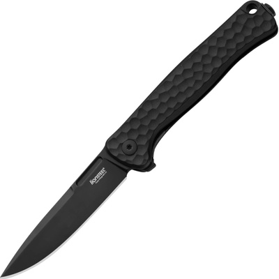Lion Steel MMET Solid BLACK Aluminum, MagnaCut, OLD BLACK, Hammertone EM01A BB