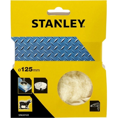 STANLEY STA32122 Lešticí vlněný kotouč - beránek 125 mm