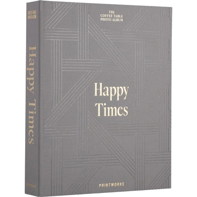 Fotoalbum HAPPY TIMES, šedá, Printworks