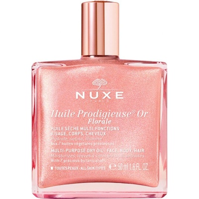 Nuxe Huile Prodigieuse® OR Floral Multifunkční třpytivý suchý olej s vůní květin multifunkční třpytivý suchý olej s vůní květin 50 ml