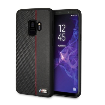 BMW M Collection Hard Case - кожен кейс за Samsung Galaxy S9 (черен)