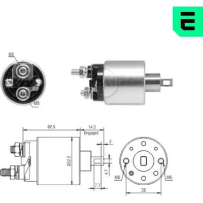 ERA Elektromagnetický spínač startéru ERA ZM3710
