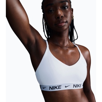 Nike Спортен сутиен Nike Dri-Fit Indy Light Support white/black