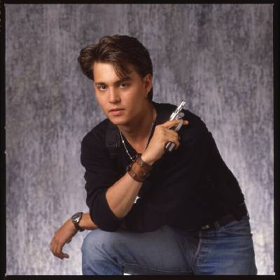 Bonnie Schiffman Photography Plagát, Obraz - Johnny Depp, 40 × 40 cm