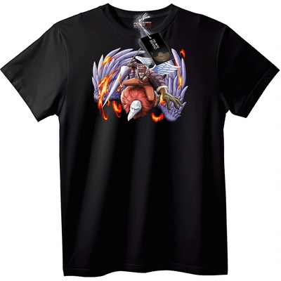 NOONEBRAND Тениска One Piece с крилат войн - XL, Black