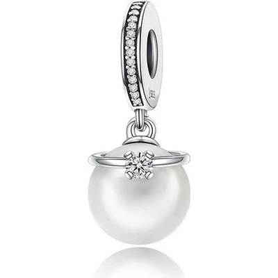 P&J Jewellery Stříbrný visací přívěsek Perla oceánu #SB26
