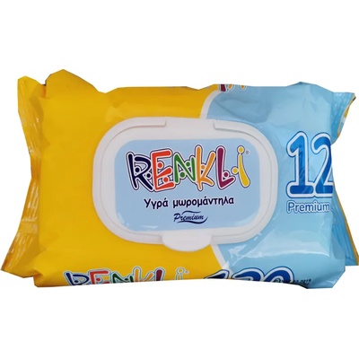 RENKLI premium мокри кърпи, 120броя