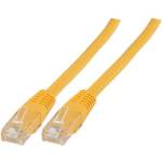 EFB Elektronik RJ45 Patch cable U/UTP, Cat. 6, PVC, CCA, пач кабел, жълт (K8100GE.3)