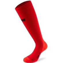 Lenz kompresní podkolenky COMPRESSION SOCKS 2.0 MERINO červené