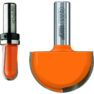 CMT Orange Tools CMT Čelná vypuklá fréza s ložiskom - R8 D15,8x9,5 S=8 HW 914.160.11B