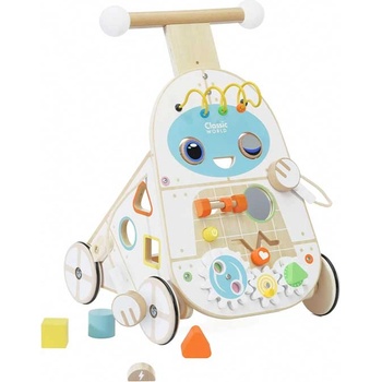 Classic World Детски дървен уокър - проходилка Робот (cw10515)