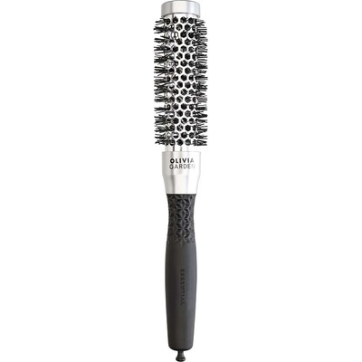 Olivia Garden Essential Blowout Classic Round Brush Silver 25 mm
