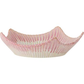 Bloomingville Декоративна купа Floral 28 см розова (82062600)
