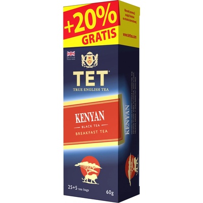 TET Tea Kenya Black Tea 30 sáčků