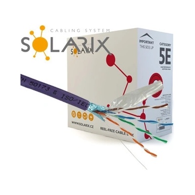 Solarix SXKD-5E-FTP-LSOH CAT5 FTP, LSOH, drát, 305m