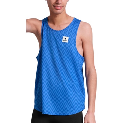 Saysky Zig Zag Combat Singlet modrá