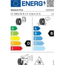 General Tire Grabber AT3 285/70 R17 116/113S
