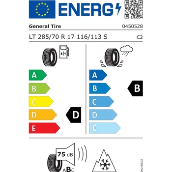 General Tire Grabber AT3 285/70 R17 116/113S