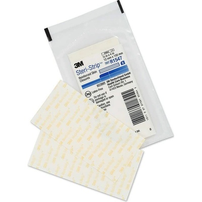 3M Náplasťové stehy Steri-Strip obálka 12 x 100 mm 6 stehů 1 ks