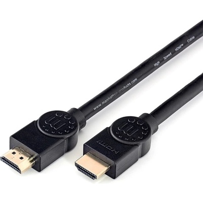 Manhattan Кабел Manhattan, от HDMI(м) към HDMI(м), 7.5m, черен