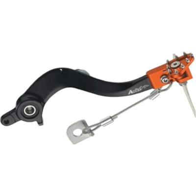 ACCEL páka nožní brzdy KTM SX/EXC/SXF/EXCF 07-16 barva oranžová