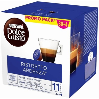 NESCAFÉ Кафе капсула NESCAFE Dolce Gusto Ristretto Ardenza 30+4 бр (100514+4)