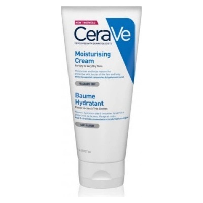CeraVe Hydratační krém pro suchou až velmi suchou pokožku (Moisturising Cream) 177 ml