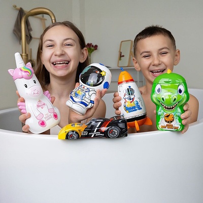 ACCENTRA Dinopark adventure 2v1 šampón a sprchový gél jablko 400 ml