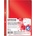 Office Products Папка Office Products с прозрачно лице с перф, червена (25879-А-ЧЕРВЕН)