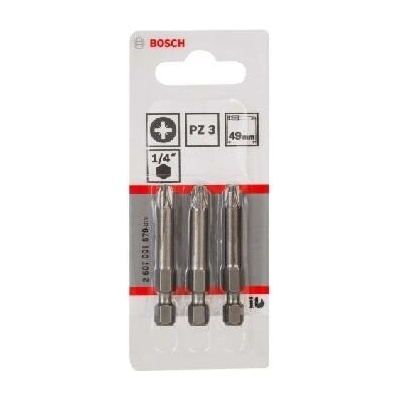 Bosch PZ3 dĺžka 49 mm 3 ks 2607001579