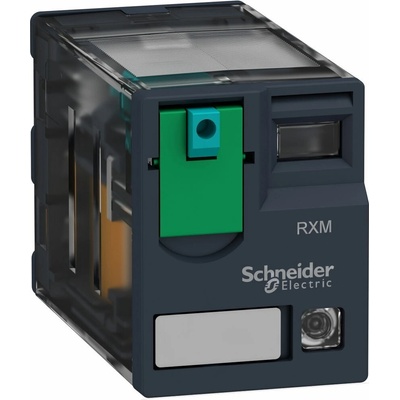 Schneider RXM2AB2BD Miniaturní 2P, 12 A, 24 V DC s LED (obj.množství 10 ks)